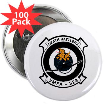 MFAS323 - M01 - 01 - Marine F/A Squadron 323(F/A-18C) - 2.25" Button (100 pack) - Click Image to Close